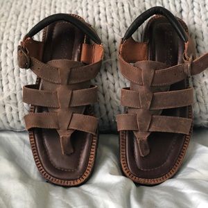 Timberland leather sandals.
